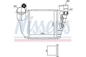 Интеркулер VW GOLF (1J1) / VW BORA (1J2) / AUDI A3 (8L1) / SEAT LEON (1M1) 1996-2013 г.