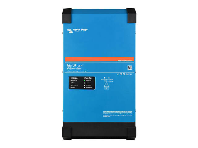 Инвертор гибридный 1Ф 3кВт 48В без MPPT [1367404-1C] MultiPlus-II 48/3000/35-32 Victron Energy - Фото 1