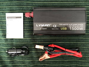 Інвертор Lvyuan F-1500A LED (з індикатором заряду акумулятора)