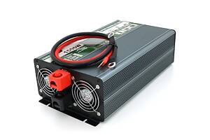 Інвертор напруги Demuda DMDPSW-1500W, 12V/220V, 1500W з правильною синусоїдою, 29158