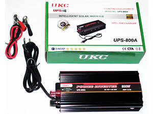 Инвертор UKC 800W с Зарядкой 12V220V Преобразователь