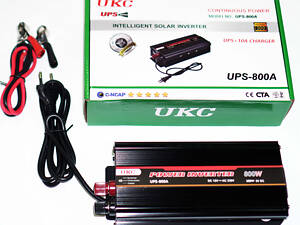 Інвертор UKC 800W із зарядкою 12V220V Перетворювач