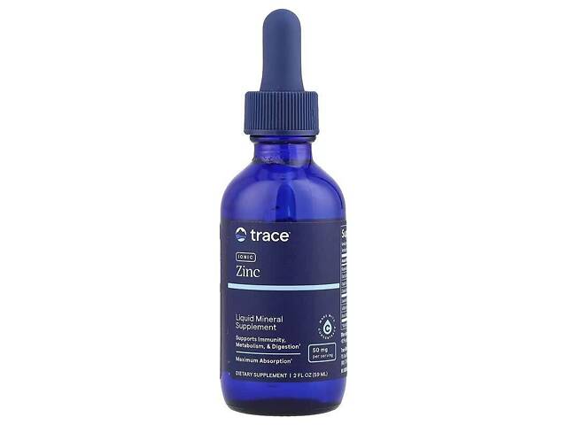 Ионный цинк, Ionic Zinc, Trace Minerals Research, 50 мг, 59 мл Ионный цинк, Ionic Zinc, Trace Minerals Research, 50 мг, 59 мл
