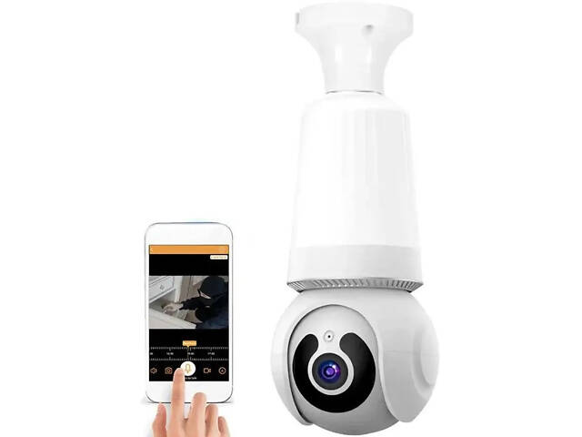 IP WiFi камера лампочка в патрон Q26 E27 4MP (V380 APP)