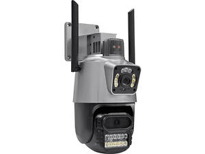 IP WiFi камера P11-QQ6 2 независимых объектива 3Mpx+3Mpx (iCSee)