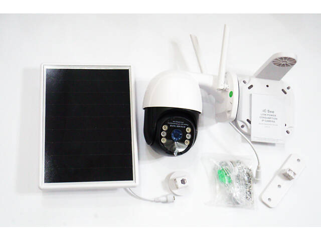 IP WiFi камера PTZ TQ1-X30-WiFi 3.0MPX IcSee с удаленным доступом уличная с солнечной панелью - Фото 5