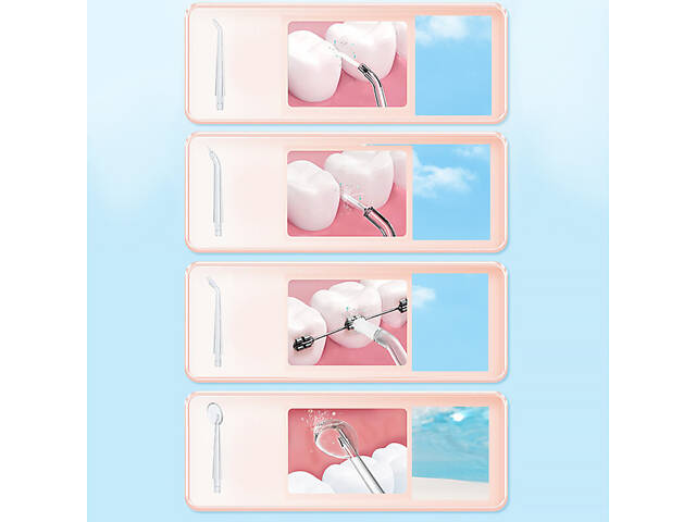 Ирригатор беспроводной Lesko SH-68 Gray 12527-82921 - Фото 2