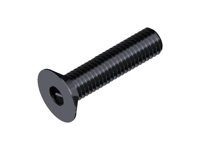 ISO10642 М4х25 сталь 10.9 гвинт без покриття повна різьба крок 0,7 (500шт.) [5I10000005I1402500] потайна HX2.5 Metalvis - Фото 1