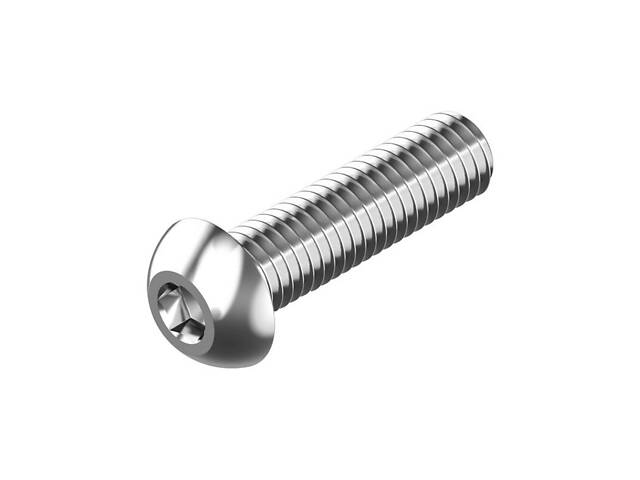 ISO7380-1 М6х20 10.9 гвинт цинк білий повна різьба крок 1 (500шт.) [5I22000005I2602020] напівкругла HX4 Metalvis - Фото 1