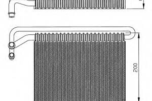 Испаритель кондиционера для моделей: ALPINA (B3, B3,B3,B3), BMW (3-Series,3-Series,3-Series,3-Series,3-Series,X3)