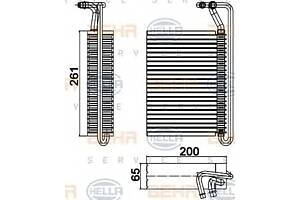 Испаритель кондиционера для моделей: ALPINA (B3, B3,B3,B3), BMW (3-Series,3-Series,3-Series,3-Series,3-Series,X3)