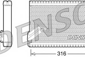 Испаритель кондиционера  для моделей: CITROËN (XSARA, C4,BERLINGO,BERLINGO), PEUGEOT (PARTNER,PARTNER,PARTNER)