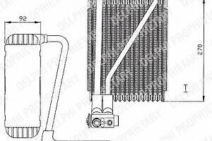 Испаритель кондиционера для моделей: FORD (GALAXY), SEAT (ALHAMBRA), VOLKSWAGEN (SHARAN)