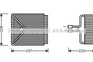 Испаритель кондиционера  для моделей: FORD (MONDEO, MONDEO,MONDEO,COUGAR,MONDEO,MONDEO,MONDEO)