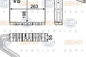 Испаритель кондиционера для моделей: LAND ROVER (FREELANDER, RANGE-ROVER), VOLVO (S80,V70,XC70)