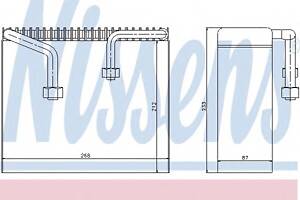 Испаритель кондиционера для моделей: MITSUBISHI (ECLIPSE)