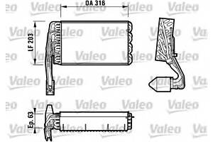 Испаритель кондиционера для моделей: RENAULT (MASTER, MASTER,MASTER)