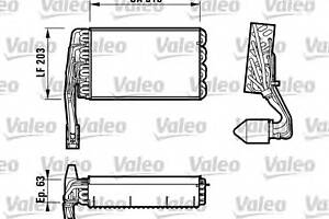 Испаритель кондиционера для моделей: RENAULT (MASTER, MASTER,MASTER)