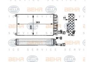 Випарник кондиціонера для моделей: VOLVO (F, F, F)