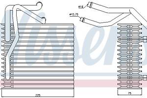 Испаритель кондиционера CITROEN BERLINGO (B9) 1996-2018 г.