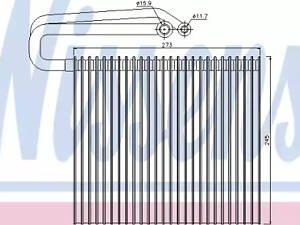 Испаритель кондиционера на 9-3, BLS, Vectra C