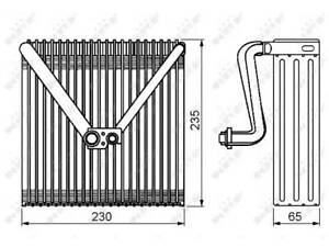 Испаритель кондиционера на Cordoba, Fabia, Ibiza, Polo, Praktik, Roomster