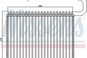 Испаритель кондиционера VW FOX (5Z1) / SEAT IBIZA (6L1) 1999-2015 г.