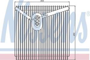 Испарители кондиционера 92 267