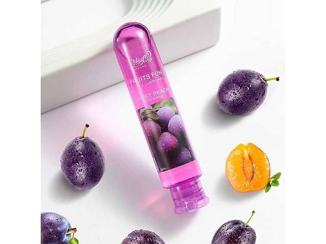 Їстівний лубрикант FRUITS FUN 80 мл - Манго — Інтимне мастило - Фото 3