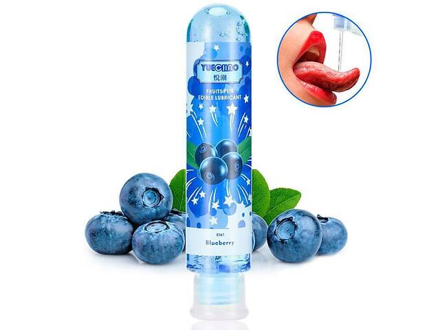 Їстівний лубрикант FRUITS FUN 80 мл - Манго — Інтимне мастило - Фото 2
