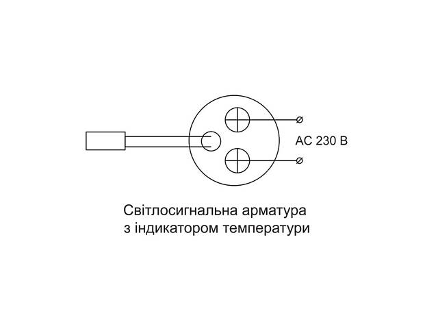 Вимірювач температури цифровий від -20 до 199°C ᴓ22мм круглий червоний [A0190010168] U-ADM-T АСКО - Фото 3