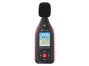 Вимірювач рівня шуму (шумомер) цв дисплей, фільтр А/С, USB BENETECH GT1355B