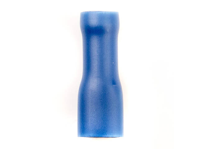 Ізольований наконечник (розетка) 1.5-2.5кв.мм. розміром-6.3х0.8мм синій [2B02TP] (1 шт.) Quadro ДКС Україна - Фото 2