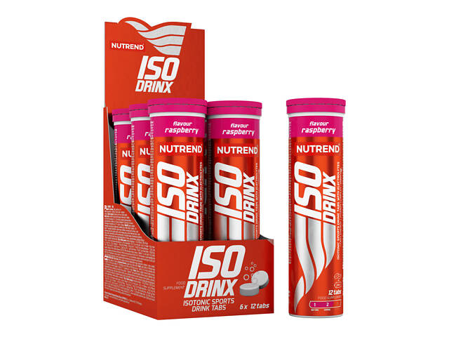 Изотоник Nutrend ISODRINX 12 tablets (Raspberry)