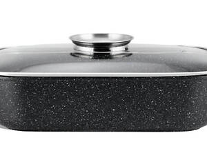 Жарівня прямокутна Edenberg EB-12121 28х20х6.5 см 3.2 л чорна