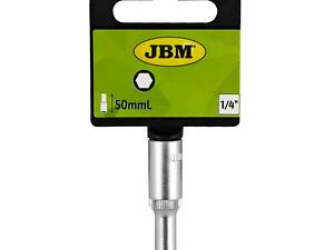 JBM 10096 Головка торцева 1/4 11 mm Long 50 mm