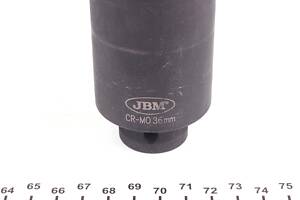 JBM 11619 Головка ударна 12-гранна (1/2) (d=36mm)