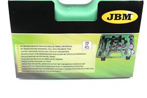 JBM 52636 Набор инструментов для утопления тормозных поршней (15 адаптеров)