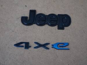 JEEP 4xe COMPASS RENEGADE емблема логотип назначок на задня двірці