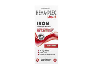Железо Nature's Plus Hema-Plex Liquid Iron 250 мл (жидкость)