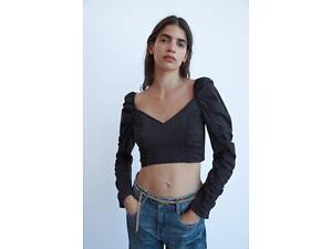 Женская блуза Zara S черный 3564155800