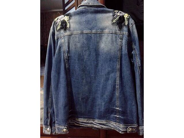 Женская джинсовая куртка - Фото 3