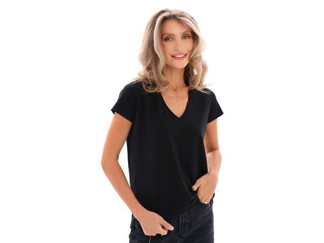 Женская футболка German Volf 25042 L Черный (2661913390) - Фото 1