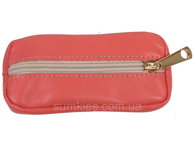 Жіноча ключниця зі шкіри Always Wild коралова - Фото 3