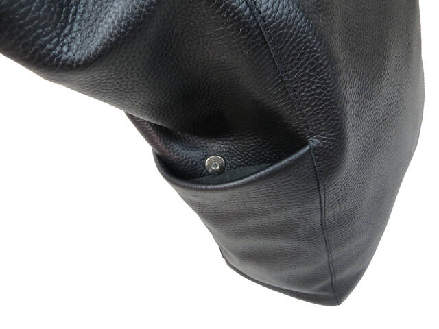 Женская кожаная сумка на двух ручках Borsacomoda, Украина черная - Фото 9