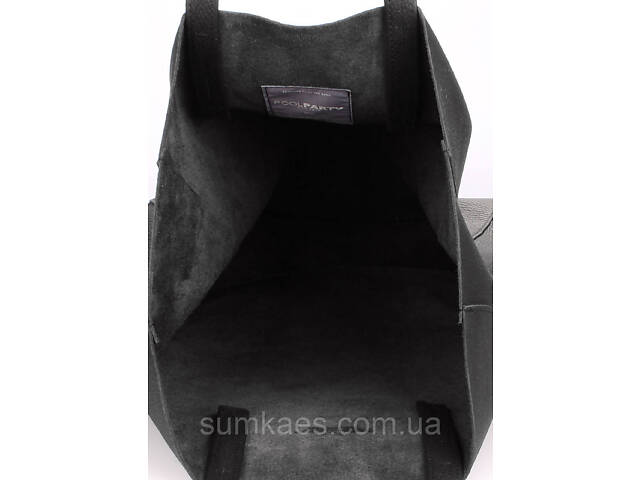 Жіноча шкіряна сумка POOLPARTY City коричнева - Фото 3