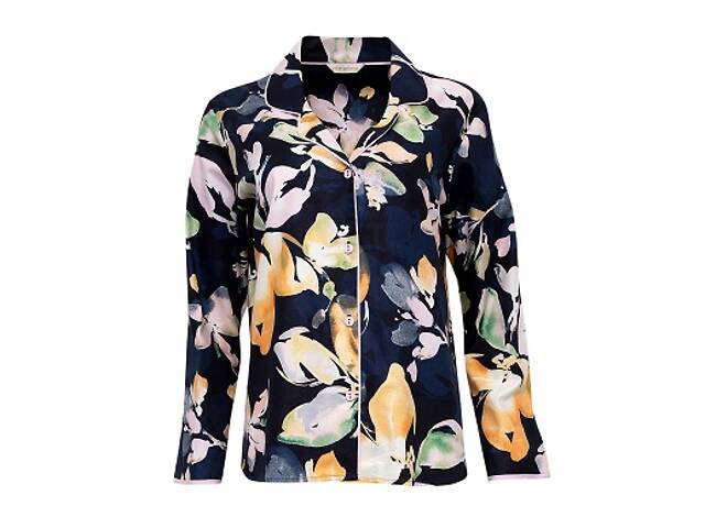 Жіноча піжама Cyberjammies Estelle 9527-9528 12/M Синій з квітковим принтом (5051877448414) - Фото 3