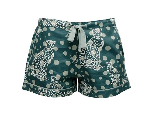 Жіноча піжама Cyberjammies Hannah 9759-9757 12/M Зелений з принтом леопарда (5051877458260) - Фото 4