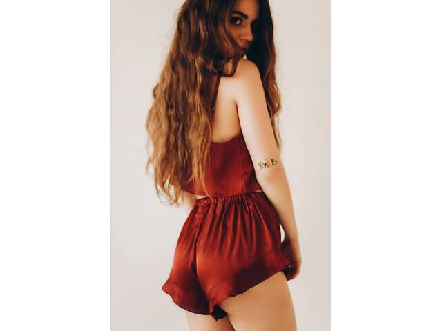 Жіноча піжама Perfect Female Бордовий S (146PJ-20SS-bu) - Фото 3