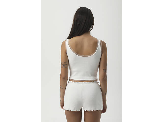 Жіноча піжама Perfect Female Bow Молочний XL (196PJ-38SS-mi) - Фото 4